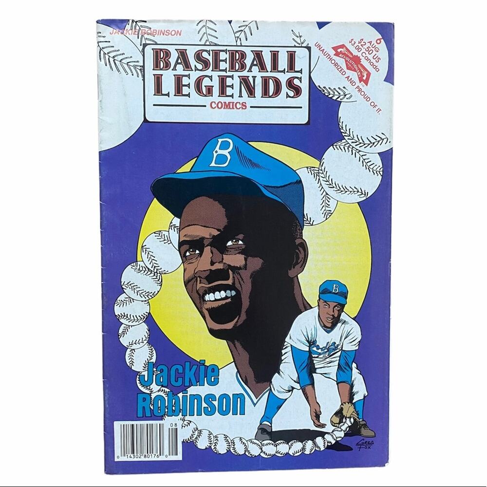 Revolutionary Comics Baseball Legends Comics Jackie Robinson Comic Book